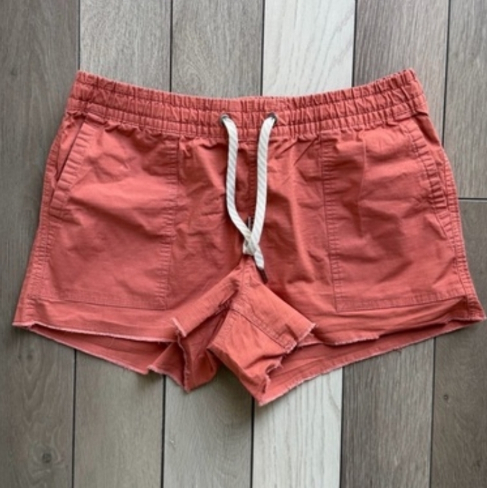 Vuori Vintage Ripstop Short 3in Coral Cinnamon Drawstring Casual Shorts Size S